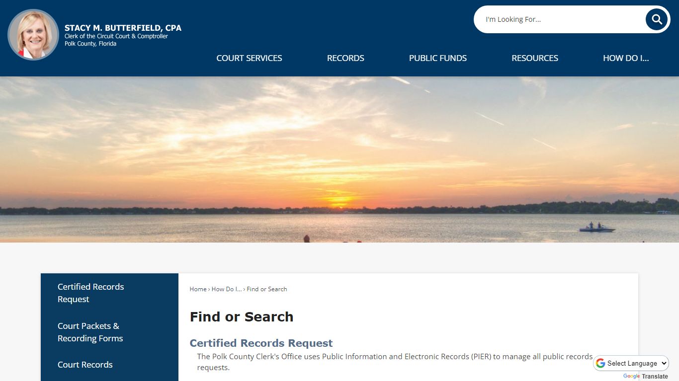 Find or Search | Polk County Clerk, FL